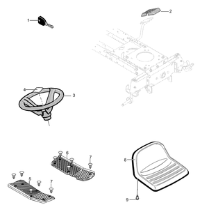 Customer Spec Diagram and Parts List for 40370X50C 2001 Briggs and Stratton Lawn Tractor